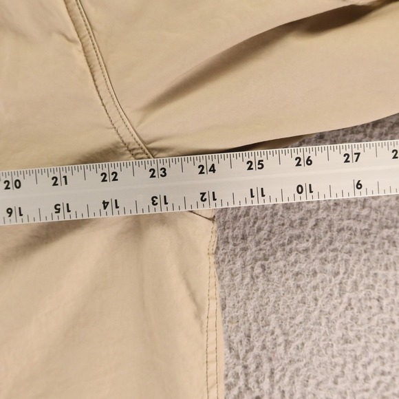 Carbon 2 Cobalt Mens Jacket L Beige 100% Cotton Full Zip Snap Button Lined - Picture 12 of 14